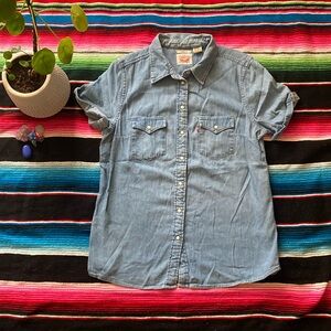 Levi’s Western Short Sleeve Jean Shirt